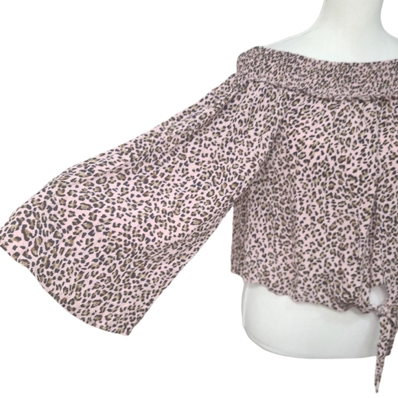 FREE PEOPLE MOVEMENT BLOUSE WOMENS OVERSIZED SMALL Bishop Sleeve Off Shoulder - Picture 5 of 12